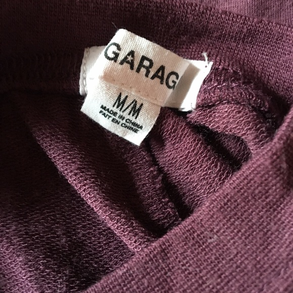 Garage Purple Tie Up Tshirt Dress - Picture 3 of 3